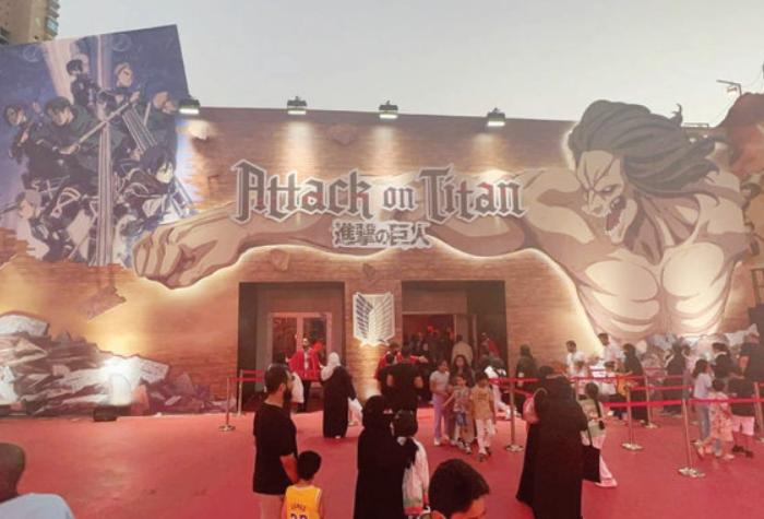 Attack on Titan' virtual game thrills visitors at Jeddah Season